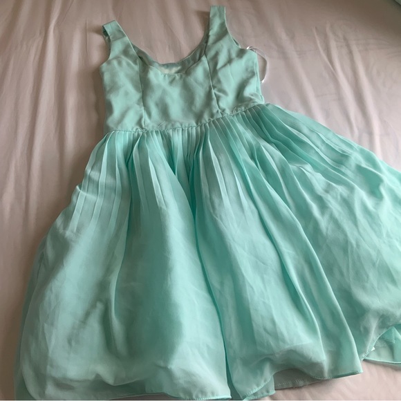 Daisy Shoppe Women’s Mint Green Poofy Mini Dress - Picture 4 of 7